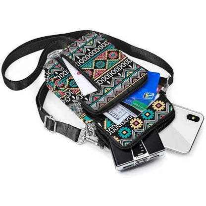 BIAOTIE Lightweight Small Crossbody bags Cell Phone Purses Travel Pouch Shoulder Bag for Women - color: Black-m