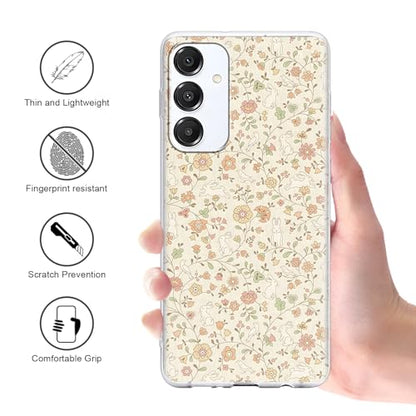 Case for Samsung Galaxy A15 5G, Clear, 2 Pack - color: Flower Bunny, size: Samsung Galaxy A15 5G