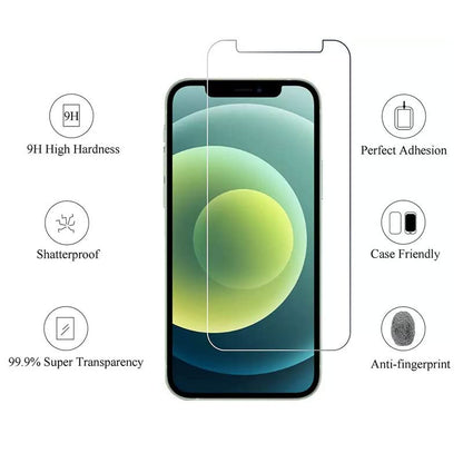 Case for Blu G53 + Glass Screen Protector Tempered Film - Transparent Silicone Soft Flexible Bumper Shockproof TPU Protective Cover Shell for Blu G53 (Black) - color: Black Case + Tempered Glass*1