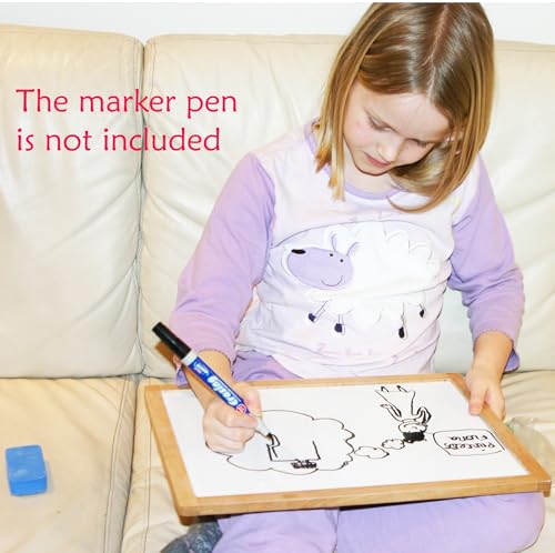 TOWO Wooden Easel for Kids, Foldable Double-Sided Magnetic Board - color: Easel