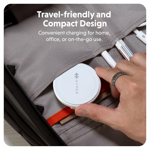 HyperJuice 2-in-1 Wireless Charger Qi2 Magnetic Stand — Fast Wireless Charger for iPhone, Apple Watch, & Qi Compatible Devices — Compact Adjustable 2 in 1 Charging Station Apple w/Built-in Kickstand - style: 2-in-1