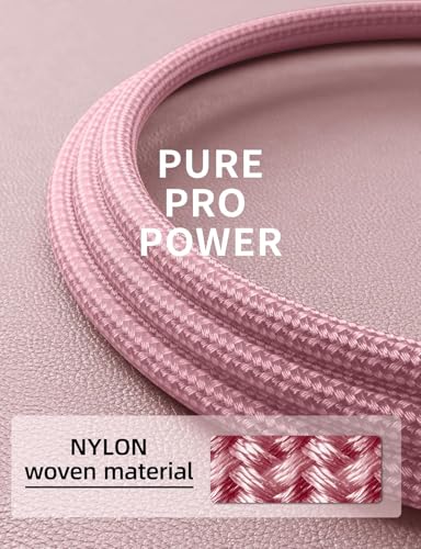 USB C to Lightning Cable 10FT, 2Pack iPhone Charger Fast Charging-Pink - color: Pink, size: 10FT, style: USB C to Lightning