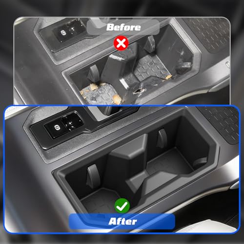Car Cup Holder Insert Compatible with Toyota RAV4 2026 Accessories, Silione Center Console Cup Holder Inserts Non-Slip Anti-Spill Drink Holder Protector