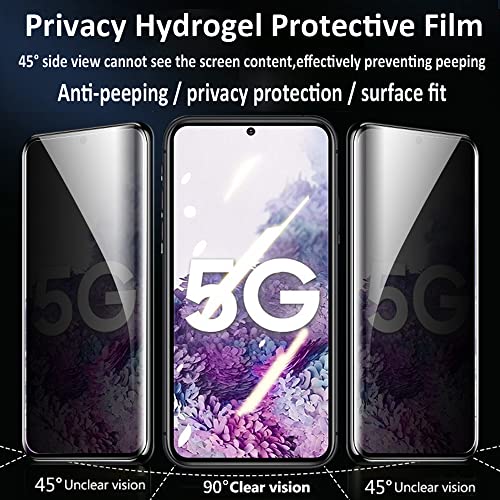 Privacy Screen Protector for Samsung Galaxy S25, [Anti-Spy] High-sensitivity Soft Hydrogel Film [Not Tempered Glass] - color: Samsung Galaxy S25