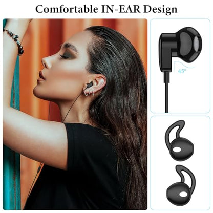 APETOO USB C Headphones for iPhone 18 Pro Max 17 16 15/iPad Air Earbuds - color: Black