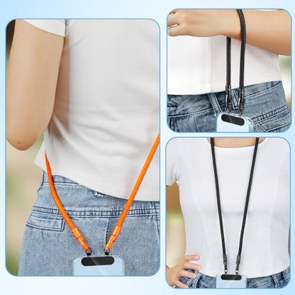 Phone Tether Tab 2pcs,0.2mm Ultra-thin Phone Metal Patch,Universal Phone Lanyard Patch for most phone (I) - color: I