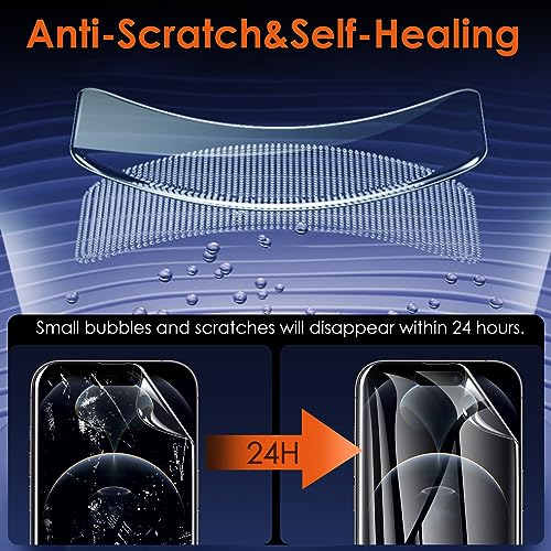 [3 Pack Soft Hydrogel Film Screen Protector for iPhone 15 Pro Max/iPhone 15 Plus, Upgraded Non-breakable Flexible TPU for iPhone 15 Pro Max Screen Protector Film (NOT Glass) - size: iPhone 15 Pro Max/15 Plus (6.7")