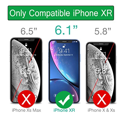 Battery Case for iPhone XR, Upgraded 10000mAh Rechargeable Portable Charging Case with Wireless Charging Compatible for iPhone XR (6.1 inch) with Carplay Extended Battery Pack Charger Case (Black) - size: iPhone XR -10000mAh