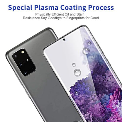 3 Pack Screen Protector for Samsung Galaxy S20 Plus [Not Glass], Support Fingerprint Unlock Flexible TPU Film, Touch Sensitive, Anti-Scratch, Full Coverage