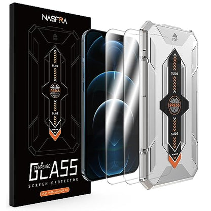 2-Pack Screen Protectors for IPhone 12 Pro Max with Installer - size: iPhone 12 Pro Max