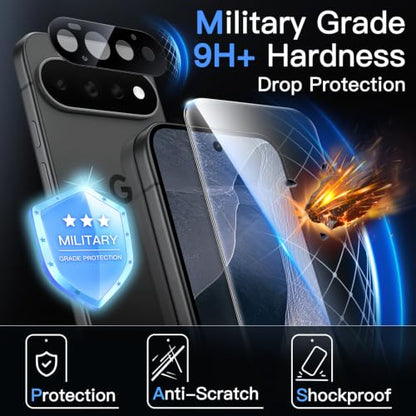 JETech Screen Protector with Lens Protector for Google Pixel 11 Pro - size: Pixel 11 Pro