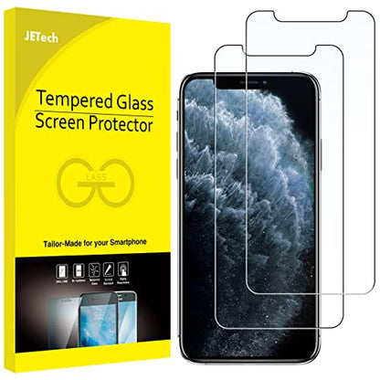 JETech Screen Protector for iPhone 11 Pro Max/Xs Max, 2-Pack | HD Clear, Face ID Compatible, Anti-Scratch Glass - size: iPhone 11 Pro Max / XS Max