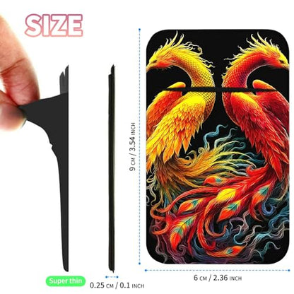 Phone Credit Card Holder Stick on, Cell Phone Pocket Self Adhesive Stretchy Stick on Wallet ID Credit Card Case Pouch Sleeve with Flap for All Smartphones, Flamingo Red - color: Flamingo Red