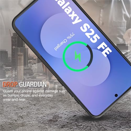 Battery Case for Galaxy S25 FE,12000mAh Portable Protective Smart Wireless Charging Case Support Carplay Compatible with Galaxy S25 FE(6.7 inches)Rechargeable Extended Battery Charger Case(Black) - size: for Galaxy S25 FE