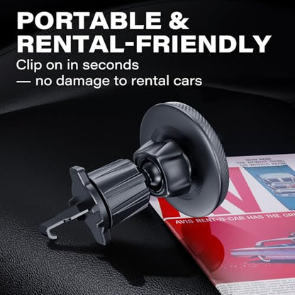 APPS2Car for MagSafe Car Mount, Magnetic Phone Holder for Car Air Vent - color: Magsafe 1-Pack