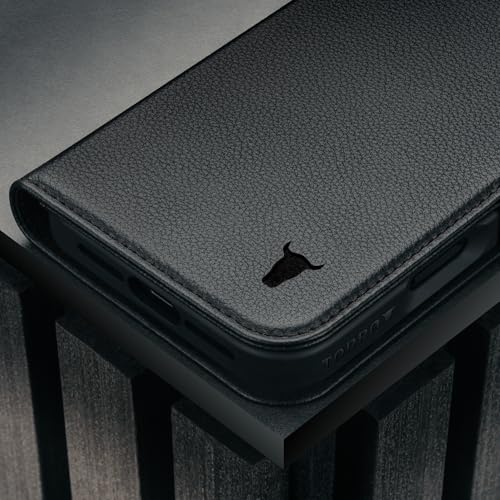 TORRO Leather Case Compatible with iPhone 17 Pro Max 6.9" 2025 - Premium Leather Wallet Flip Case with Kickstand and Card Slots (Compatible with Official MagSafe Chargers) - Black - color: Black, size: iPhone 17 Pro Max