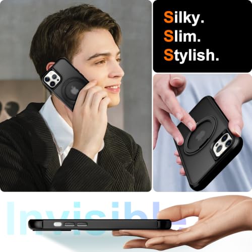Magnetic Swivel Ring for iPhone 12 Pro Max /13 Pro Max case-Black - color: Black, size: iPhone 12 Pro Max