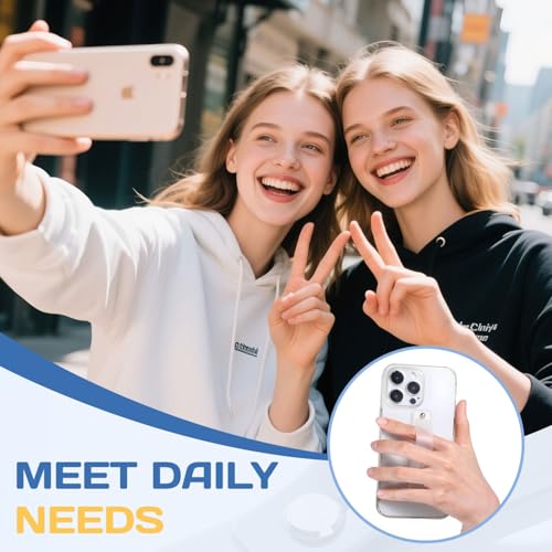 2PCS Phone Grip Finger Holder Loopy Phone Case Phone Grips for Back of Phone Universal Portable Phone Strap for Most Smartphones