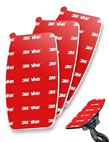 eSamcore 3 Pack 3M VHB Adhesive Pad Magnetic Phone Holder for Car - style: 3-Pack VHB Adhesive Pad