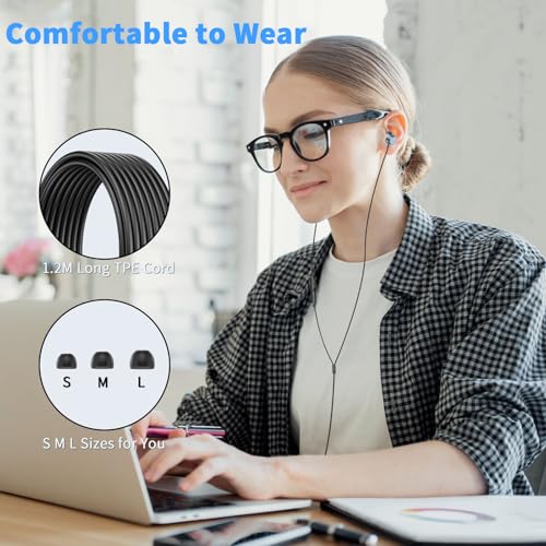 USB C Earbuds for iPhone 18 Pro Max 17 16 15 Headphone Wired,Blue - color: Navy blue