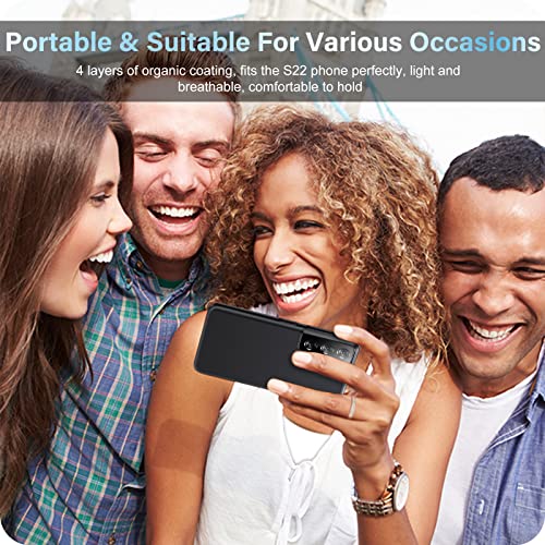 Gxmeuie Ultra Thin Case, Slim Phone Case for Samsung Galaxy S22 (Black, Polycarbonate, Matte Finish, Camera Protection) - color: Black, size: S22