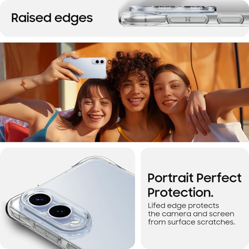 for Galaxy S25 Edge Case, Ultra [Slim Thin] Flexible Scratch Resistant Clear TPU Gel Rubber Soft Skin Silicone Protective Phone Case Cover for Samsung Galaxy S25 Edge (Clear) - size: S25 edge
