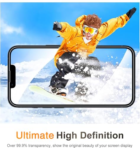 Wiaocit Tempered Glass Screen Protector for iPhone 14 - size: iPhone 14-6.1 Inch