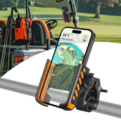 Ultra Strength Alloy Golf Cart Phone Holder Mount
