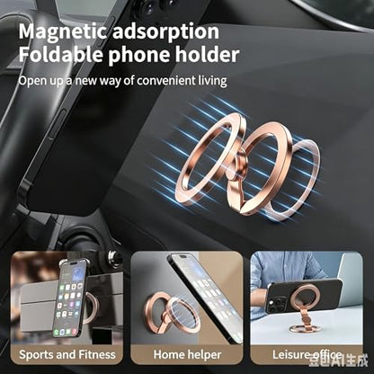 Magnetic Phone Stand Fidget Spinner for Adults Metal Toy Phone Grip