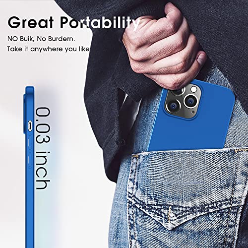 X-level Compatible iPhone 14 Pro max Case Slim Fit Ultra-Thin [Guardian Series] Soft TPU Matte Finish Coating Phone Cases Lightweight Anti-Scratch Back Cover Grip 6.7" (2022)-Blue - color: Blue, size: iPhone 14 Pro Max