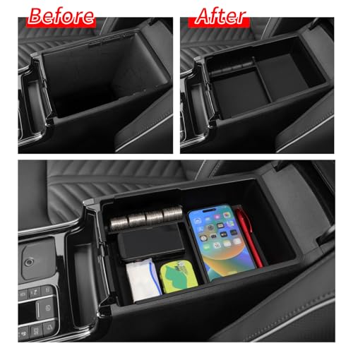 smabee Center Console Organizer for Kia Sorento 2021-2025 2026 Accessories - size: Armrest Storage Insert Box