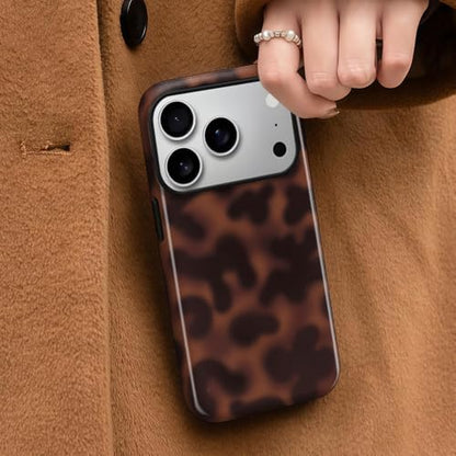 for iPhone 17 Pro Case with Tortoise Leopard Print Trendy Animal Pattern Dual-Layer Shockproof Drop Protection Tough Phone Cover - size: iPhone 17 Pro