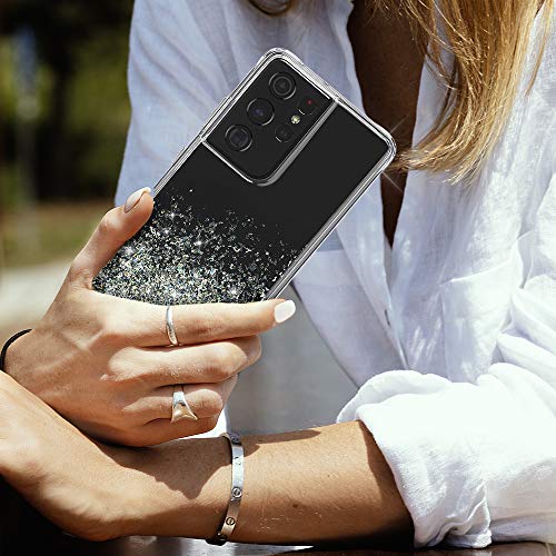 Case-Mate Samsung Galaxy S21 Ultra Case - 6.8" Twinkle Ombre Stardust -10ft Drop Protection with Wireless Charging, Luxury Bling Glitter Cover for S21 Ultra 5G, Anti Scratch, Shock Absorbing Materials - color: Twinkle Stardust