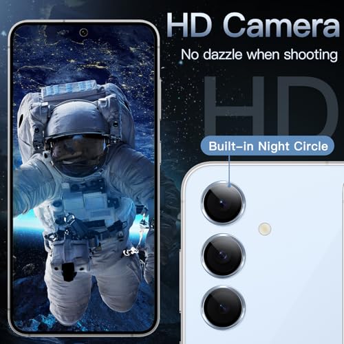 JETech Camera Lens Protector for Samsung Galaxy S24 FE, Blue, 1 Set - color: Blue