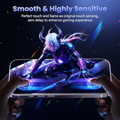 3 Pack Tempered Glass Screen Protector for iPhone 16 Pro 6.3 Inch, 9H Hardness HD Original Touch Sensitivity with Auto Alignment kit, Bubble Free, Case Friendly - color: 16 Pro -HD