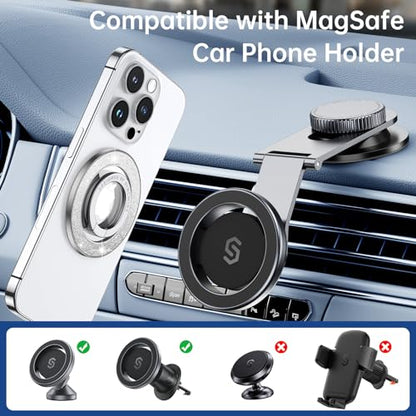 Syncwire Magnetic Phone Grip, Sparkle Ring Holder,Glitter Silver - color: Glitter Silver