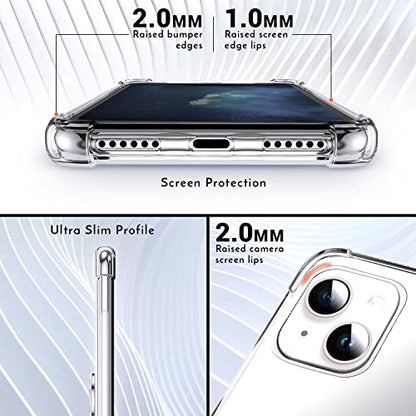 Shields Up for iPhone 14 Plus Case with Card Holder Stand, 6.7", Clear - color: Clear, size: iPhone 14 Plus