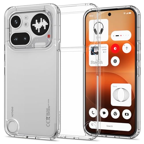 Spigen for Nothing Phone (4a) Pro, Ultra Hybrid [Anti-Yellowing] - Crystal Clear - color: Crystal Clear, size: Nothing Phone (4a Pro)