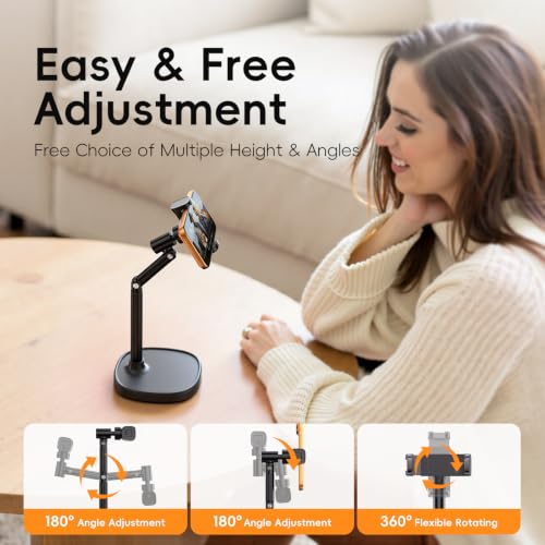 Cell Phone Stand for Desk, Adjustable Angles & Height - color: Cellphone Stand