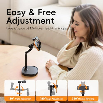 Cell Phone Stand for Desk, Adjustable Angles & Height - color: Cellphone Stand