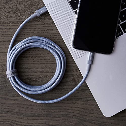 Amazon Basics MFi Certified USB-C to Lightning Cable, Fast Charging with Power Delivery for Apple iPhone 14 Series, 13 12 11 X Xs Pro, Pro Max, Plus, iPad, 6 Foot, Dark Gray - color: Dark Gray, size: 6 ft