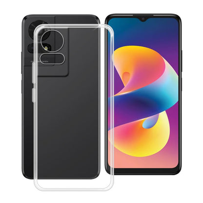 Phone Case for TCL 50 LE 5G (6.6"), Clear TPU Soft Silicone Cover [Ultra-Thin X Anti Yellow] Shockproof Anti-Drop Protective Shell Cover for TCL 50 LE 5G - Transparent