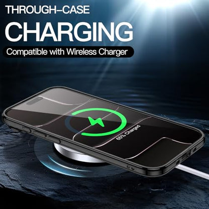 JETech Case for iPhone Air, Anti-Yellowing, Black | Shockproof Protection, Scratch Resistant Hard PC Back, Durable Transparent TPU Bumper - color: Black, size: iPhone Air