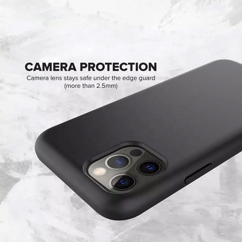 Silicone Case for Blu G53, Silky-Soft Touch Full-Body Protective Case, Shockproof Bumper Protection Cover with Microfiber Lining (Black) - color: Black Case