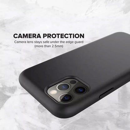 Silicone Case for Blu G53, Silky-Soft Touch Full-Body Protective Case, Shockproof Bumper Protection Cover with Microfiber Lining (Black) - color: Black Case