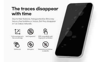 Screen Protector Film (3-Pack) for iPhone 14/13/ 13 Pro, [Matte] Anti Glare, Perfect Touch, Easy Installation with Guide tool