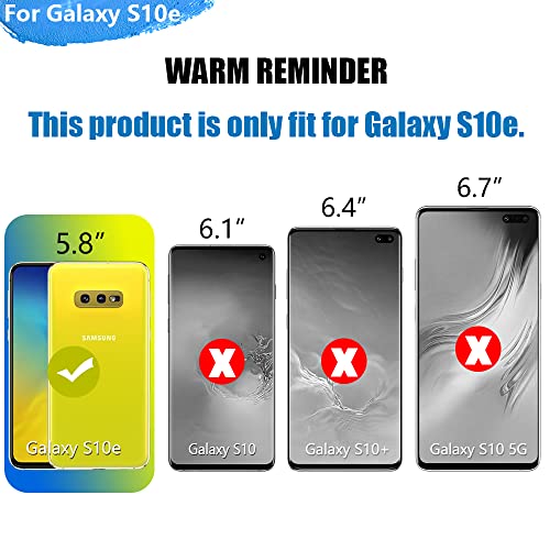 [Upgraded Battery Case for Samsung Galaxy S10e, 5000mAh Rechargeable Extended Battery Charger Case, Adds 1.2X Extra Juice (5.8 Inches) Black