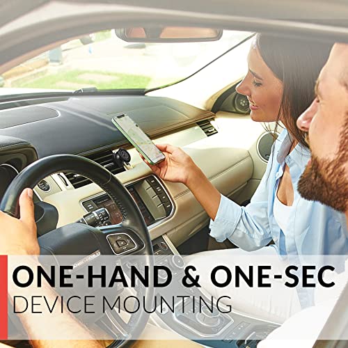 New 2026 Magnetic Cell Phone Holder for Car Vent【 All-Metal 】- for Any Smartphone (iPhone, Android, GPS) | Stylish All-Metal One-Hand & One-Sec Phone Mount for Car, +100 to Safeness & Comfort