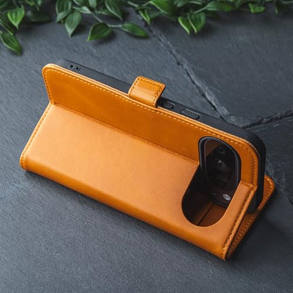 Google Pixel 10 Pro XL Metro Leather Wallet Phone Case - color: Metro Tan