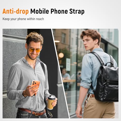 Dadanism 2 Pack Phone Tether Lanyard, Anti-Theft & Anti-Drop Phone Strap - color: Transparent
